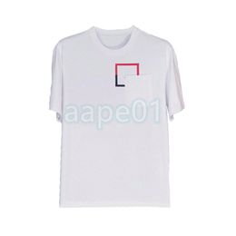 Camisetas de verano para hombre Camiseta de graffiti pintada a mano de manga corta de alta moda Camisetas sueltas casuales para mujer con bolsillo Ropa para hombre Tamaño asiático S-XL