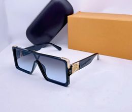Gafas de sol para hombre 2024 Millonarios de lujo Gafas de sol hombres mujeres marco completo Diseñador vintage MILLIONAIRE 1 gafas de sol para hombre popular Top negro 1258