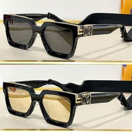 Lunettes de soleil pour hommes 96006 Millionaires Sun Glasses Classic Limited Edition Modèle Inscription profondément gravée et imprimerie de lettres S1758