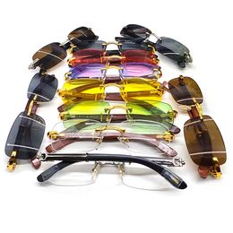 Herenzonnebril ontwerper optisch frame carter Klassieke zonnebril van hoge kwaliteit voor dames beroemde modieuze retro luxe cartie Mode Houtgravure lenzenvloeistof