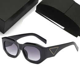 Heren zonnebril Designer Zonnebril voor vrouwen Nieuw klein frame Sun bril Men Koreaanse versie Persoonlijkheid Zonneglass Street Retro zonnebril 230Y10 met doos