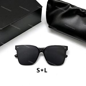 Óculos de sol masculinos óculos de sol de grife para mulheres óculos de sol pretos clássicos suaves Mon na moda óculos de luxo de armação quadrada com caixa de óculos de sol GM lunette sombra