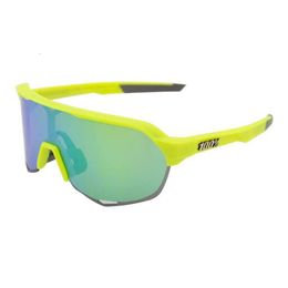 zonnebril heren hardlopen 100%, fietsen buitensportbril, mountainbike, winddichte en zandbestendige bril S2