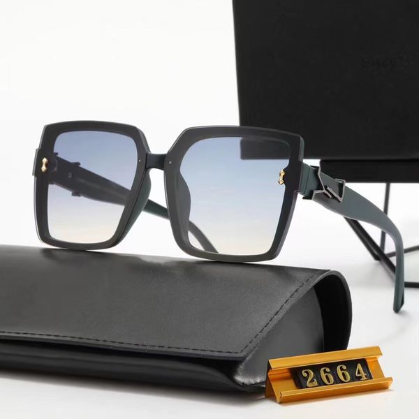 lunettes de soleil pour hommes lunettes SL lunettes de soleil pour femmes conception de marquage de lettre en métal sur le côté lunettes de soleil super carrées tendance mode Style protection UV sortie d'usine