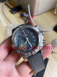 Mens Super v3 GF Factory Beste kwaliteit ETA 7500 Top Edition Chronograph Titanium Edition Asia 7750 Valjoux Automatic Movement Sport Watches