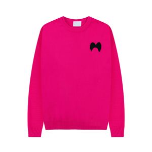 heren trui ronde hals dames truien klassiek borduurwerk parijse stijl causale oversize sweatshirts in macaronkleuren