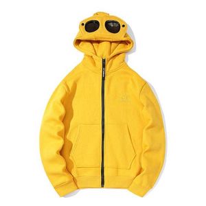 Heren trui ontwerper Hoodie Sweaters Street Hip-Hop Lens CP Cardigan Sweatshirt Pure Cotton Warm Oversizy Coat