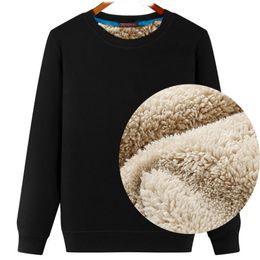 Hommes chandails automne hiver polaire Sweatshirts floue capuche laine doublure pull sous-vêtement thermique pull hauts 221130