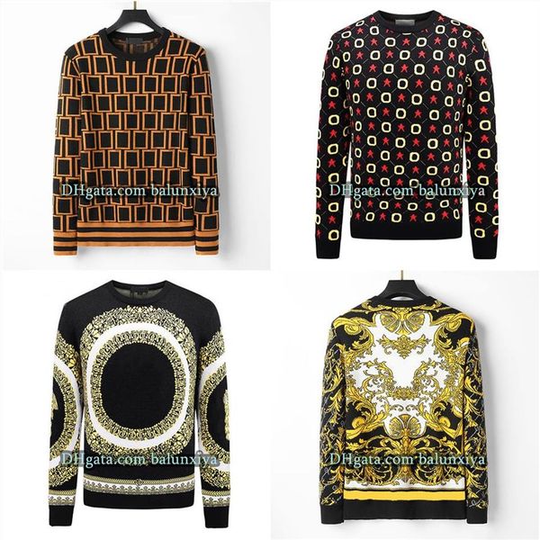Pulls pour hommes Sweatshirts Designer Tricot col rond Styliste vêtements à la mode pull en laine Automne hiver Sweat-shirt pull S262R