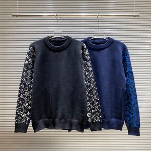 Suéteres para hombre jersey con estampado de letras suéter de punto de calle alta ropa informal S-2XL2389