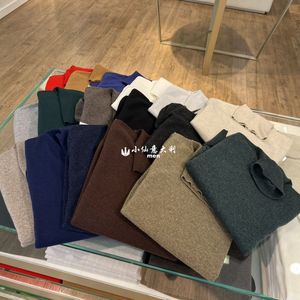 Pulls pour hommes Kiton de printemps Pull multicolore à col roulé en cachemire