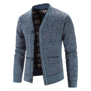 Suéteres para hombre Suéteres Abrigos Hombres Invierno Más grueso Cardigan de punto Sweatercoats Slim Fit Mens Knit Warm Sweater Chaquetas Hombres Ropa de punto 220921