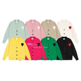 heren truien y2k hoodies designer hart gebreide trui snoepkleurige trui vest streetwear