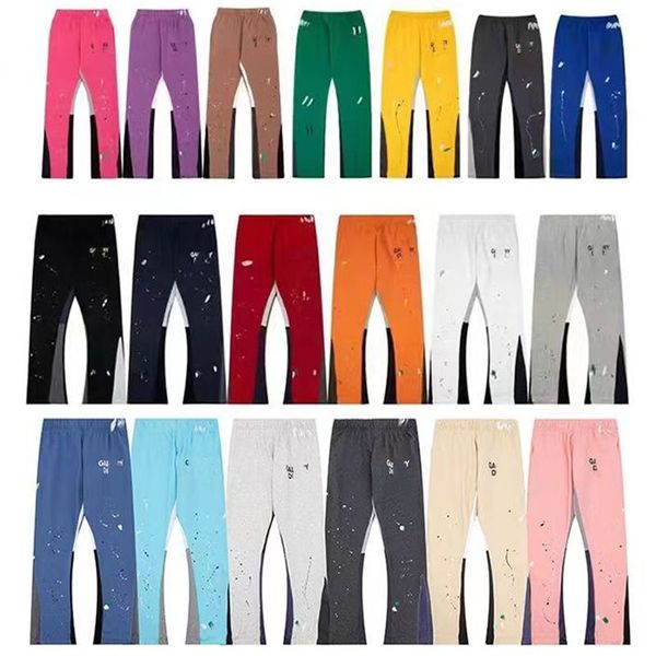 Pantalon de jeans pour hommes pantalons de survêtement pantalon designer pour hommes imprimés en lettres mouchetées sombres pantalon pour hommes de haute qualité