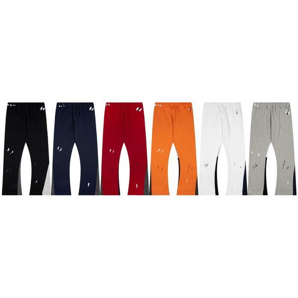 Mens Pantalons de survêtement Flare Pant Femmes Designer Ligne droite à cordon Joggers MARCHES DE MODE LEG LONGES Pantalons Spring Automne Hip Hop Streetwear