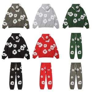 heren joggingbroek heren designer zweetpak man broek vrije mensen beweging kleding zweetpak joggingbroek trainingspakken groen rood zwart hoodie hoody bloemen