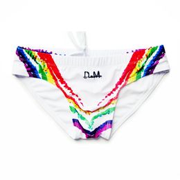 Calzoncillos de baño para hombre Bikini sexy Traje de baño Troncos de baño para hombre joven Traje de baño Pantalones cortos de playa Traje de baño gay Zwembroek Desmiit 220505