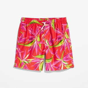 Herenzwembroek Casual bedrukte strandboardshorts Surfzwempak met zakken Coole nieuwe badpakken voor jongens.