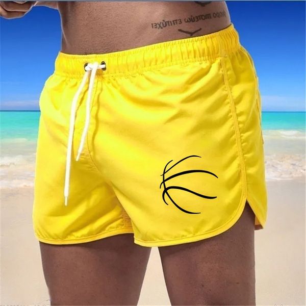 Swimswear Maillot Maillot de Bain Boy Suisse Boxer Fast Séchage Shorts Swims Trunks Men de maillot de bain Banadores 240419