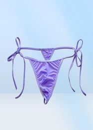 Heren Badmode Thongs Bandage Ice Silk G String Micro Pouch Bikini Bottoms Tanga Slipje Ondergoed Zonnen Badpak Plus Size2955420