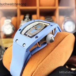 Relojes de lujo de hombres Swiss Richadmills Relojes automáticos Relojes de la pulsera LEISURERM0701 AUTOMÁTICO Molino mecánico Cinta de cerámica Diseñadora de mujeres