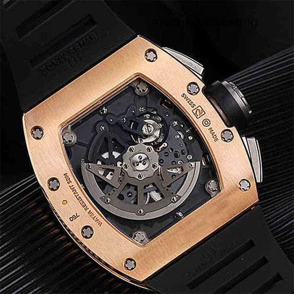 Mens Swiss Luxury Montres Richadmills Automatic Movement Watches 18K Gold Top Brand Reloj Jam Tangan Uhr Mécanique concepteur de stock automatique AutoFrPores