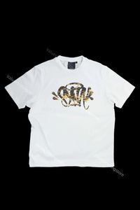 T-shirt Mens Syna World T-shirt - noir / jaune et piège toujours Runnin Synaworld imprimé Y2K Tshirts à manches courtes 100% coton Hip Hop Taille S-2xl