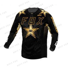 Mens t Shirt 2023 New Style New Motocross Mtb Downhill Jersey Mx Cycling Mountain Bike Dh Maillot Ciclismo Hombre Quick Dry Jersey Racing Hpit Fox
