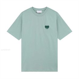 Herren-T-Shirt Amis De Tees Kurzarmhemden Herren-Designer-Top Frankreich Mode gesticktes Muster Rundhals-Paris-T-Shirt Rwv1 5T29