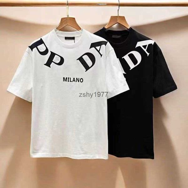 Camiseta de hombre Camiseta para hombre Camiseta para mujer Alphabeto 3D estampado estereoscópico manga corta best-selling ropa de hombre de lujo taller asiático