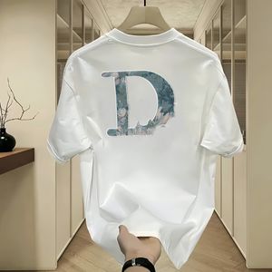Heren T-shirt Designer merk D korte mouwen R T-shirt pullover Pure katoen warm los ademende modieuze modieuze mannen en vrouwen