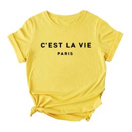 Camiseta heren t-shirt merk zomer mode dames mujer korte mouw poleras cool tee femme t-shirts paris tshirts katoen top