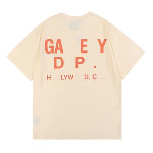 Hommes T-shirt Designer Lettre de broderie Luxe Couleur arc-en-ciel Sports d'été Mode Cordon de coton Haut à manches courtes Taille M-XXL