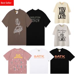 Mens T-shirt Designer Shirt New Summer Shirt for Mens Sports Casual Tshirt Loose Cotton Shirt Hip-Hop Trend Dept Polo