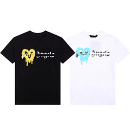 T-shirt da uomo Camicie firmate T-shirt bianca nera da uomo T-shirt da donna in cotone girocollo con lettere T-shirt estate streetwear manica corta uomo donna