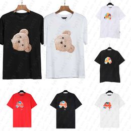 T-shirt pour hommes Chemises de créateurs pour hommes T-shirt de marque de luxe Hauts Classique High Street Décapité Teddy Petit Ours Requin Graphique Imprimé Mode Col Rond T-shirt d'été