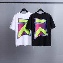 camiseta de camiseta para hombres camiseta gráfica camisetas ropa ropa deportiva graffitir graffitir hipster hipster holgada de talla superior punta de flecha y estampado de aceite A5