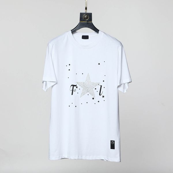 T-shirt à manches courtes pour hommes, motifs de Style d'été brodés avec lettres, chemises décontractées, hauts unisexes, taille asiatique S-XL