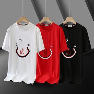 Heren T-shirt Letter Afdrukken Designer T-shirt High Street Cotton Top Tees Fashion Men Women Casual T-Shirt Streetwear