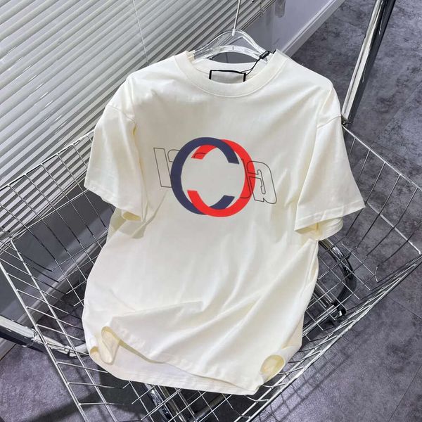 Camiseta para hombre Ropa de marca de lujo Camisas Carta Algodón puro Diseñador de manga corta Primavera Verano Moda Marea Para hombre Camisetas para mujer Ropa 0 53