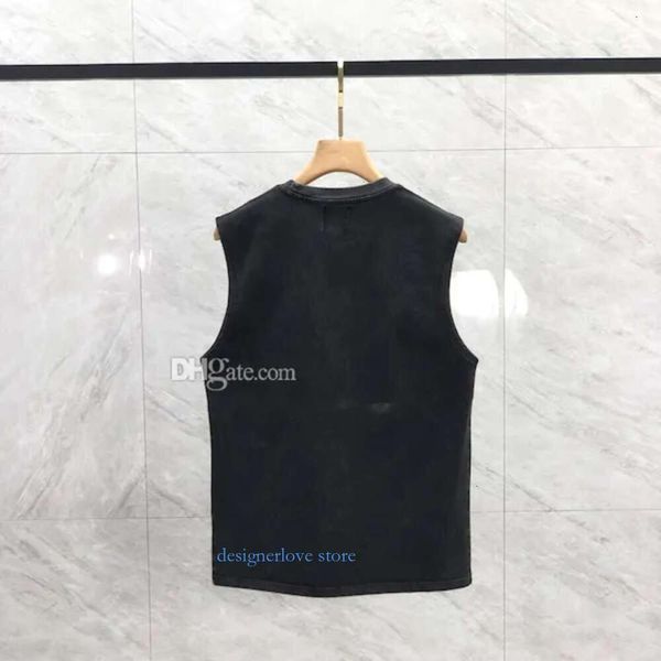 Mens T-shirt Luxury Fashion Men Vest Brand Summer Casual Casual Coton Coton Clothing Street Top Top Lettres Camies Côtes courtes Tshirt Tshirt Trendy