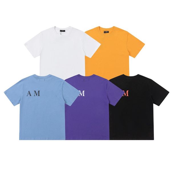 Hommes T-SHIRT Hommes Designer T-shirts Vêtements arc-en-ciel couleur simplicité lettre Imprimer T-Shirt Hommes À Manches Courtes D'été Tops T-shirt Homme Mode t-shirt