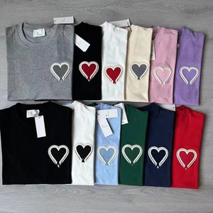 Mens T-shirt Round Neck Designer broderie t-shirts vêtements mode tees tshirt luxe à manches courtes à manches