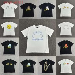 Camiseta para hombres estampado de estampado Moda Fashion Hip Hop Y2K Leisure Demon Island Manga corta Hombres Mensos y Moda de la mujer Camas de algodón Camisetas de los deportes callejeros Fe Fe
