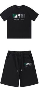 Heren T-shirt Korte Mouw Print Outfit Tuta Chenille Trainingspak Zwart Katoen Londen Streetwear S-2xl Trapstar Jas 5702