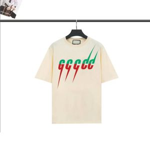 Designer Mens T -shirt Zomer Nieuwe stijl Dames Top Heren T -shirt met letters T -stukken Casual kwaliteit Kleding Korte mouw