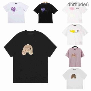 Heren t-shirt zomer Pa mannen Womens Palm Mans Palmangel City Stylist Tee Guillotine Bear Palms bedrukte korte mouw afgeknotte beren hoeken Tees W4lq # MJHC