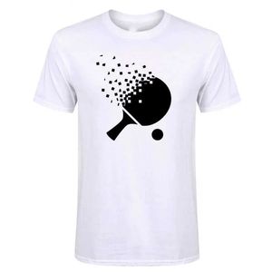 Heren T-shirt Tabel TABEL Tennis Racket Print Designer T-shirt heren en dames Fashion Summer Fitness Sports Funny Tops