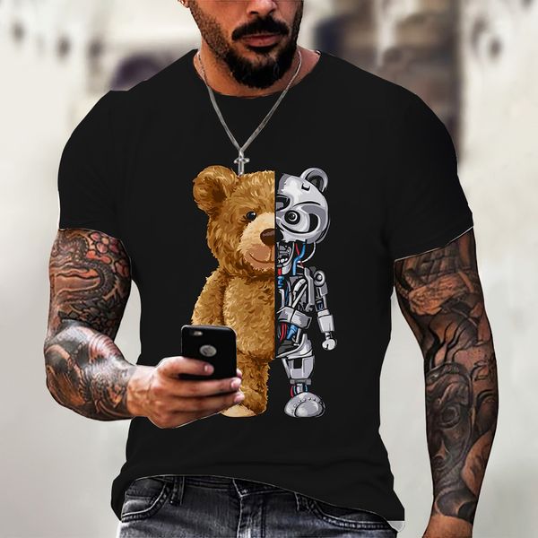 T-shirt pour hommes Designer Coton Top Gym Shirt Luxury Clothing Street Fit Shorts Sleeve