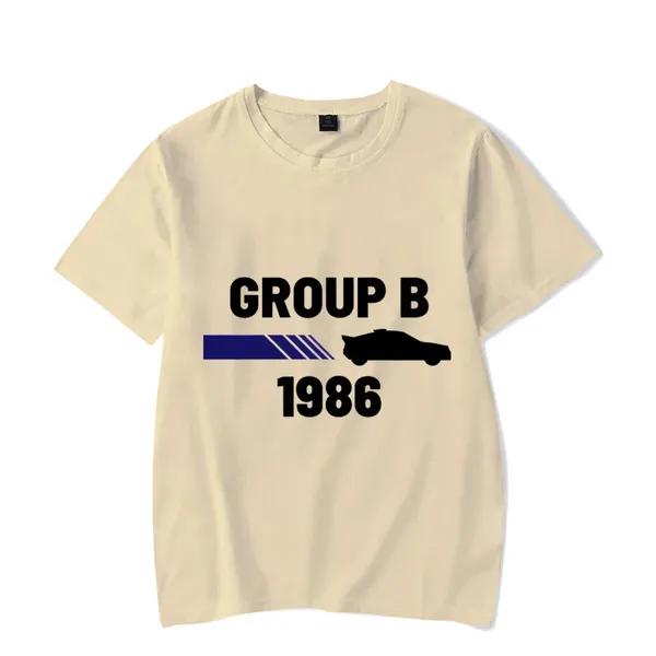 T-shirts pour hommes 1986 groupe B rallye voitures T-shirt hommes été à manches courtes T-shirt décontracté Homme chemise course dérive voiture graphique T-shirt marque